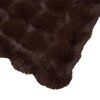 vidaXL Couverture en Fourrure de Lapin Synth&eacute;tique 4 pcs Camel