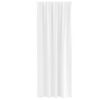 vidaXL Rideaux occultants avec anneaux 2 pcs Blanc pur 225 x 140 cm