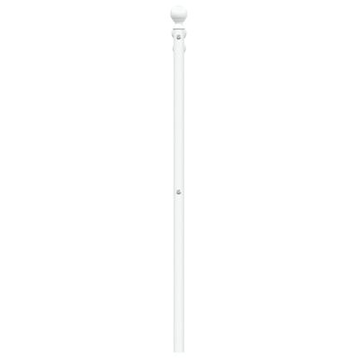 vidaXL Tête de lit métal blanc 80 cm