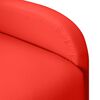 vidaXL Fauteuil inclinable Rouge Similicuir