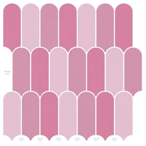 vidaXL Carreau en Plume 20 pi&egrave;ces Rose 30 x 30 cm Polyur&eacute;thane et PET