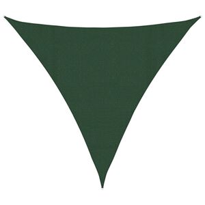 vidaXL Voile d'ombrage 160 g/m&sup2; Vert fonc&eacute; 4x4x4 m PEHD