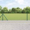 vidaXL Poteau de cl&ocirc;ture. Vert 25 x 0,4 m (maillage de 25 x 25 mm)