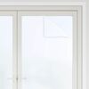 vidaXL Films pour fen&ecirc;tre 3 pcs statique d&eacute;poli blanc PVC