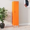 vidaXL Armoire &agrave; casiers Orange 35x46x180 cm Acier