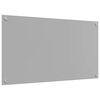 vidaXL Protection de cuisine Gris clair 90 x 50 cm verre tremp&eacute;