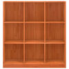 vidaXL Biblioth&egrave;que Brun cire 104 x 33 x 110 cm Pin massif
