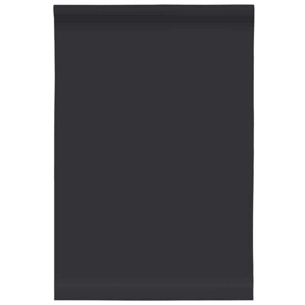 vidaXL Sticker pour meubles autocollant noir mat 90 x 500 cm PVC