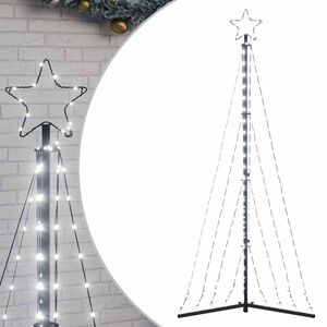 vidaXL Sapin de No&euml;l &agrave; LED 339 LED blanc froid 187 cm