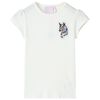 T-shirt pour enfants &eacute;cru 128
