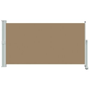 vidaXL Auvent lat&eacute;ral 100% polyester fer acier