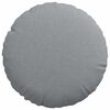 vidaXL Coussins de si&egrave;ge 2 pcs Gris clair &Oslash;30 x 13 cm tissu