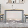 vidaXL Table &agrave; manger Panama gris 112x60x75 cm bois massif de pin