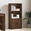 vidaXL Biblioth&egrave;que ch&ecirc;ne marron 60x24x120 cm bois d'ing&eacute;nierie