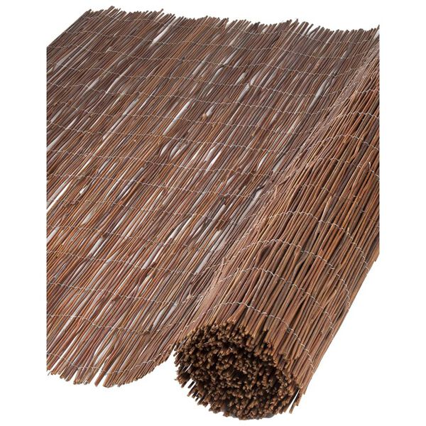 Nature Paravent de jardin Saule 1 x 3 m 10 mm d'&eacute;paisseur