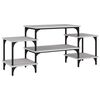 vidaXL Meuble TV Sonoma gris 117x35x52 cm Bois d'ing&eacute;nierie