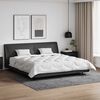 vidaXL Couette avec oreiller 3 pcs Blanc Microfibre