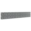 vidaXL Mur &agrave; gabion avec couvercles Acier galvanis&eacute; 600x30x100 cm