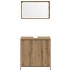 vidaXL Ensemble de meubles salle de bain 3 pcs bois d'ing&eacute;nierie