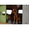 Kids Globe &Eacute;curie de chevaux jouet avec 3 boxes et voie 1:32