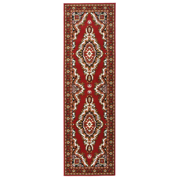 vidaXL Tapis BCF Rouge oriental 60x250 cm
