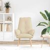 vidaXL fauteuil Crème 69 x 74 x 93 cm Tissu Sherpa