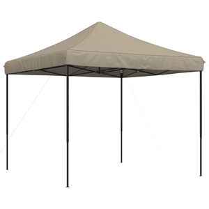 vidaXL Tente de f&ecirc;te 292 x 292 x 315 cm Taupe Tissu Oxford