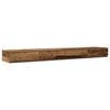 vidaXL Cadre de lit avec rangement avec tiroir Bois Ancien 180 cm