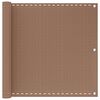 vidaXL &Eacute;cran de balcon 75 x 800 cm HDPE et Aluminium Rectangulaire