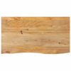vidaXL Dessus de table &agrave; bord vivant 100x60x2,5cm bois massif manguier