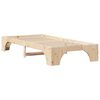 vidaXL Cadre de lit Naturel 90 x 190 cm Pin massif
