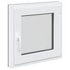 vidaXL Fen&ecirc;tre de sous-sol RISOR 60 x 60 cm PVC et verre Anthracite