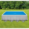 Intex Couverture solaire de piscine bleu 476x234 cm polyéthylène