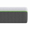 vidaXL Matelas Blanc et Gris 90 x 200 cm Tissu jacquard