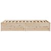 vidaXL Cadre de lit sans matelas 160x200 cm bois massif de pin