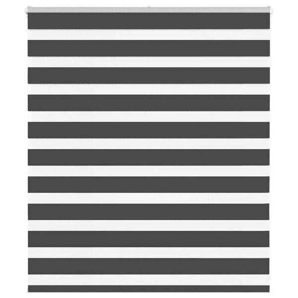 vidaXL Store z&egrave;bre noir 130x100 cm largeur du tissu 125,9 cm polyester