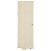 vidaXL Armoire plastique 40x43x164 cm design de bois blanc angora