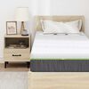 vidaXL Matelas Blanc et Gris 80 x 200 cm Tissu jacquard