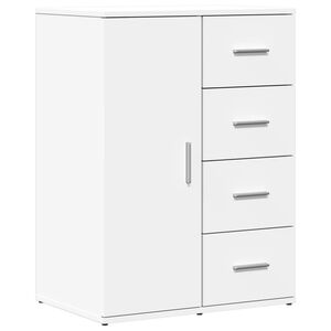 vidaXL Buffet blanc 59x39x80 cm bois d'ing&eacute;nierie