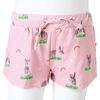 Short pour enfants avec cordon de serrage rose clair 92
