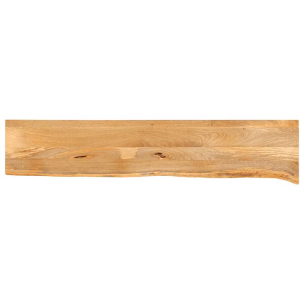 vidaXL Dessus de table &agrave; bord vivant 180x20x3,8cm bois massif manguier