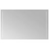 vidaXL Miroir de salle de bain &agrave; LED 80x50 cm