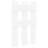 vidaXL Porte-manteau mural Blanc 65 x 3 x 100 cm Bois d'ing&eacute;nierie
