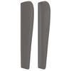 vidaXL Sommier &agrave; lattes de lit avec matelas Gris 90x200 cm Similicuir