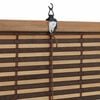 vidaXL Store enrouleur avec des rideaux Marron 90 x 160 cm Bambou