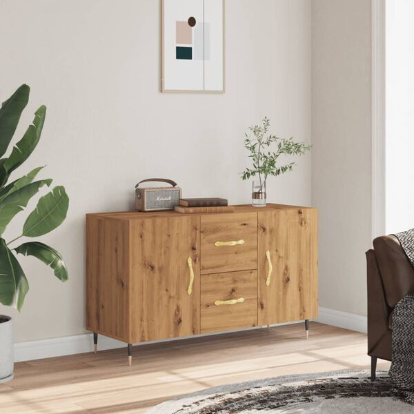vidaXL Buffet ch&ecirc;ne artisanal 100x36x60 cm bois d'ing&eacute;nierie