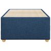 vidaXL Cadre de lit sans matelas bleu 90x190 cm tissu