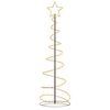 vidaXL Sapin de No&euml;l &agrave; LED 120 LED blanc chaud 180 cm