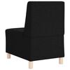 vidaXL Unité de Sofa Modulaire Sans Accoudoirs 2 pcs Noir