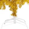 vidaXL Arbre de No&euml;l artificiel pr&eacute;-&eacute;clair&eacute; et boules dor&eacute; 120 cm PET